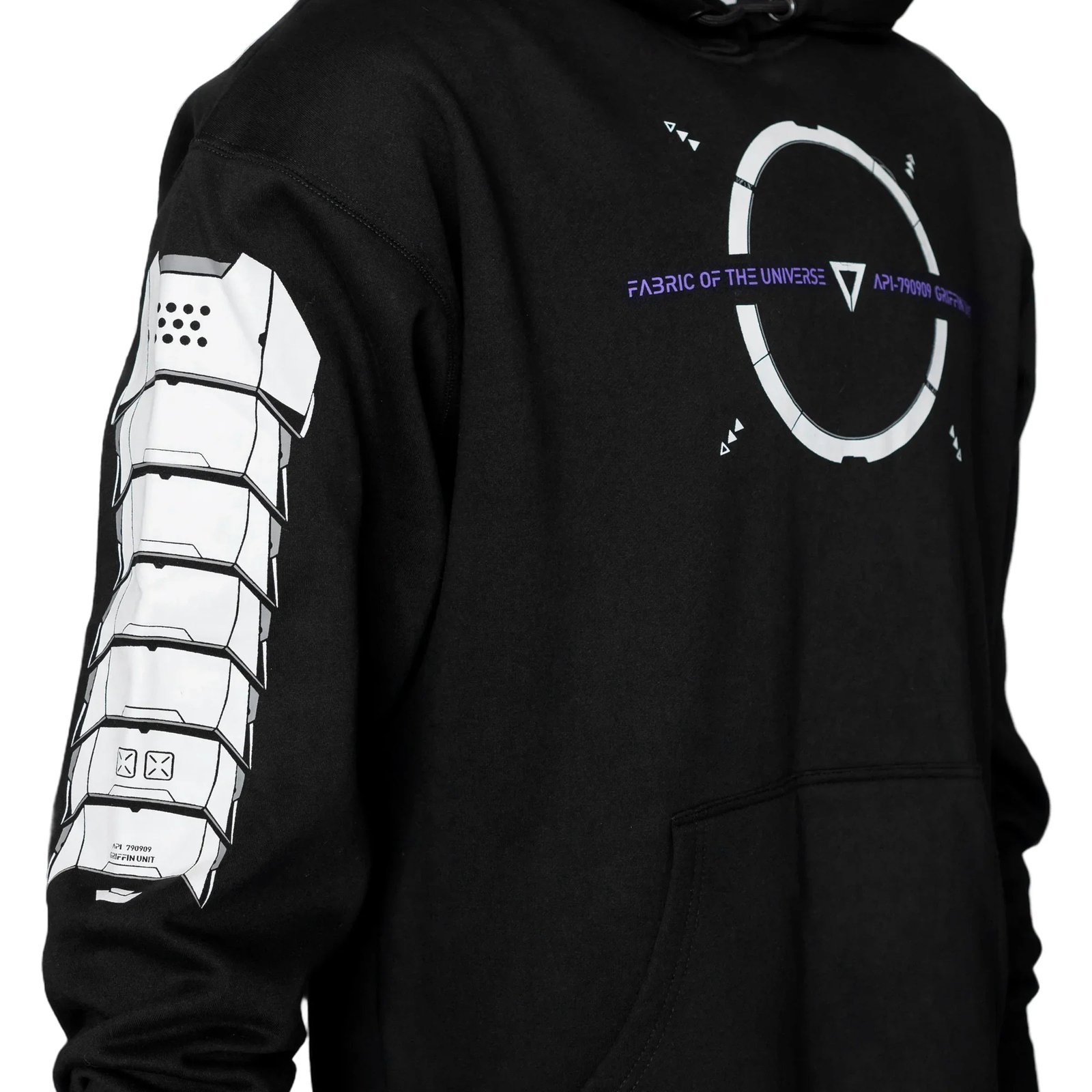 Griffin-0909 Black Purple Hoodie 4