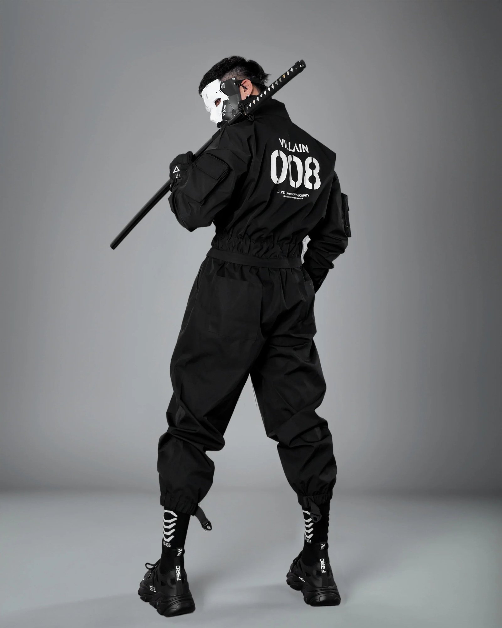 VJ-008 Black Villain Jumpsuit 4