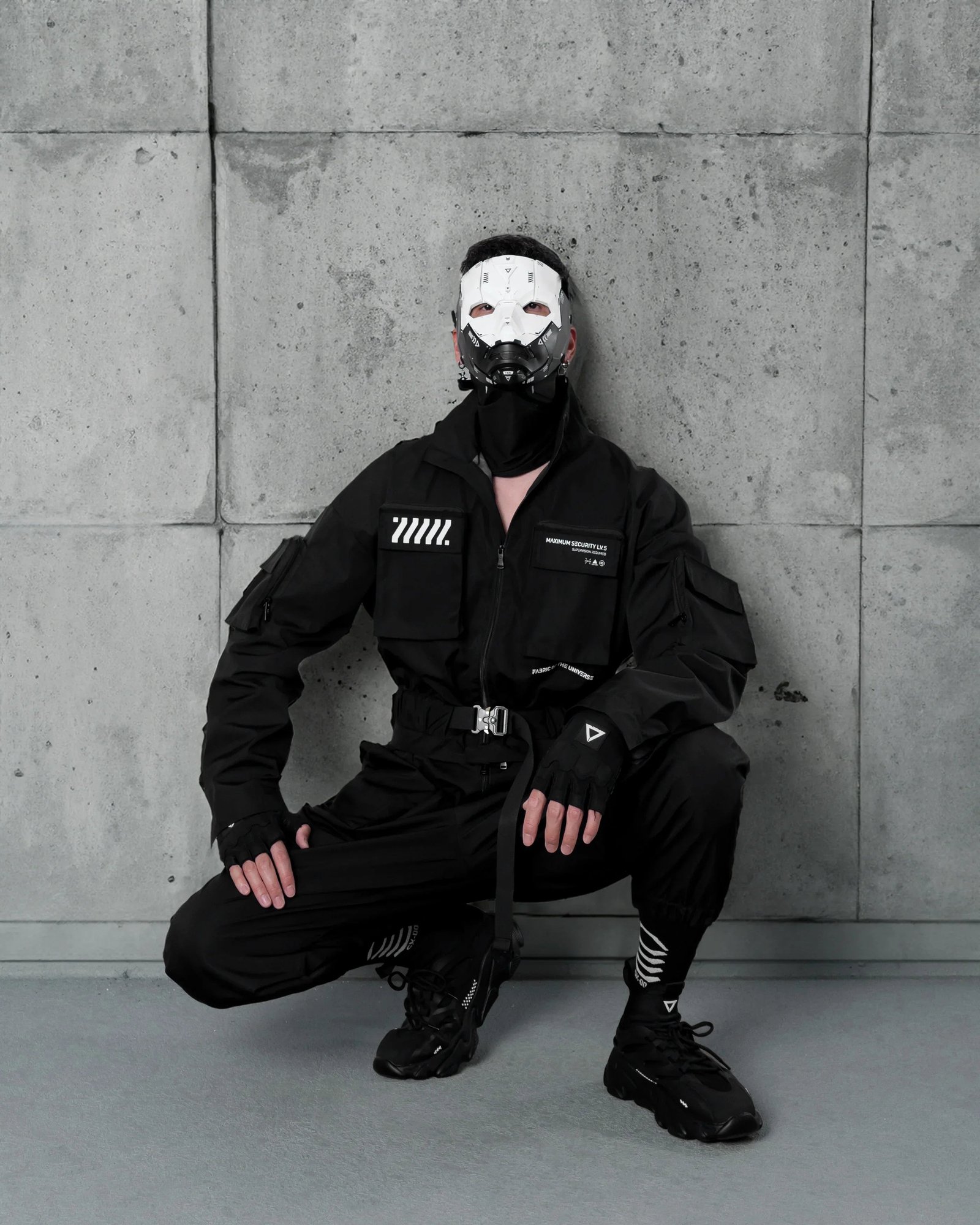 VJ-008 Black Villain Jumpsuit 7