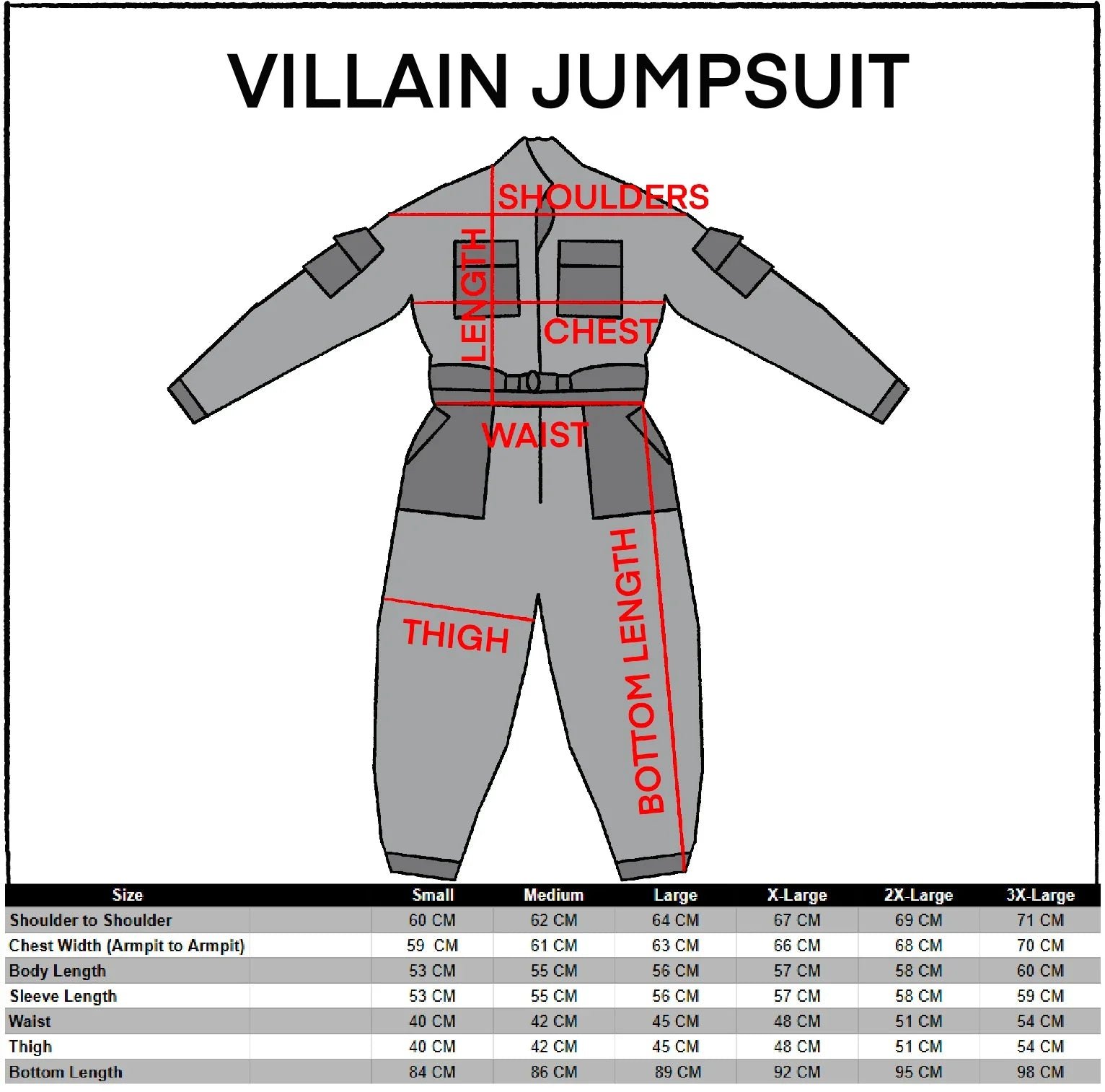 VJ-008 Black Villain Jumpsuit 8