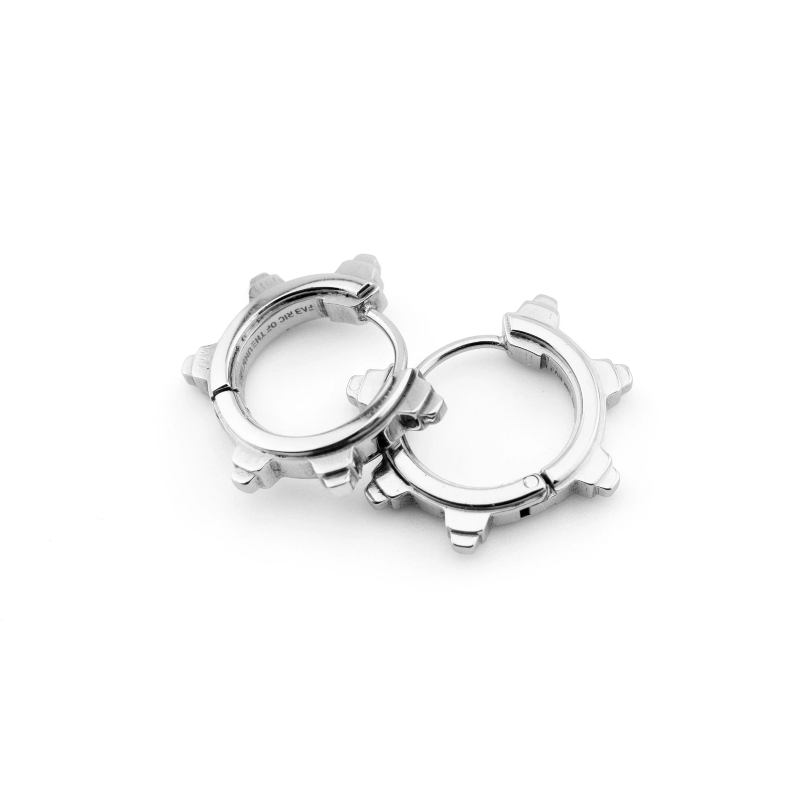 SP-01B Steel Spike Earrings 3