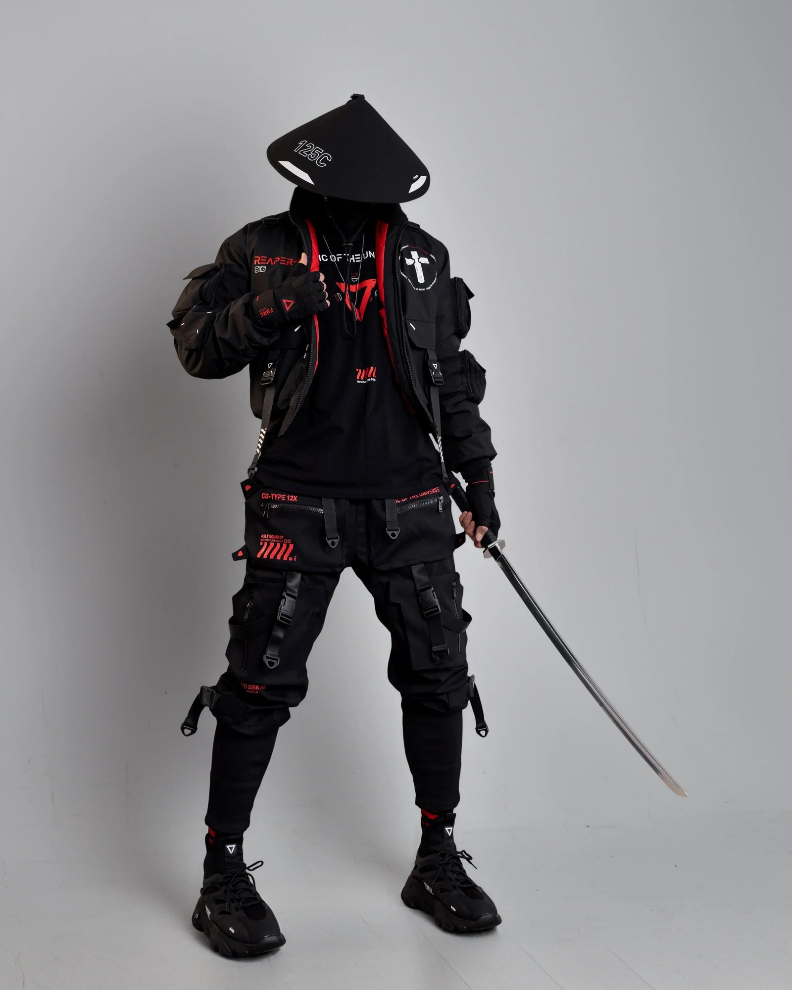 Reaper Black Short Bomber Jacket 3
