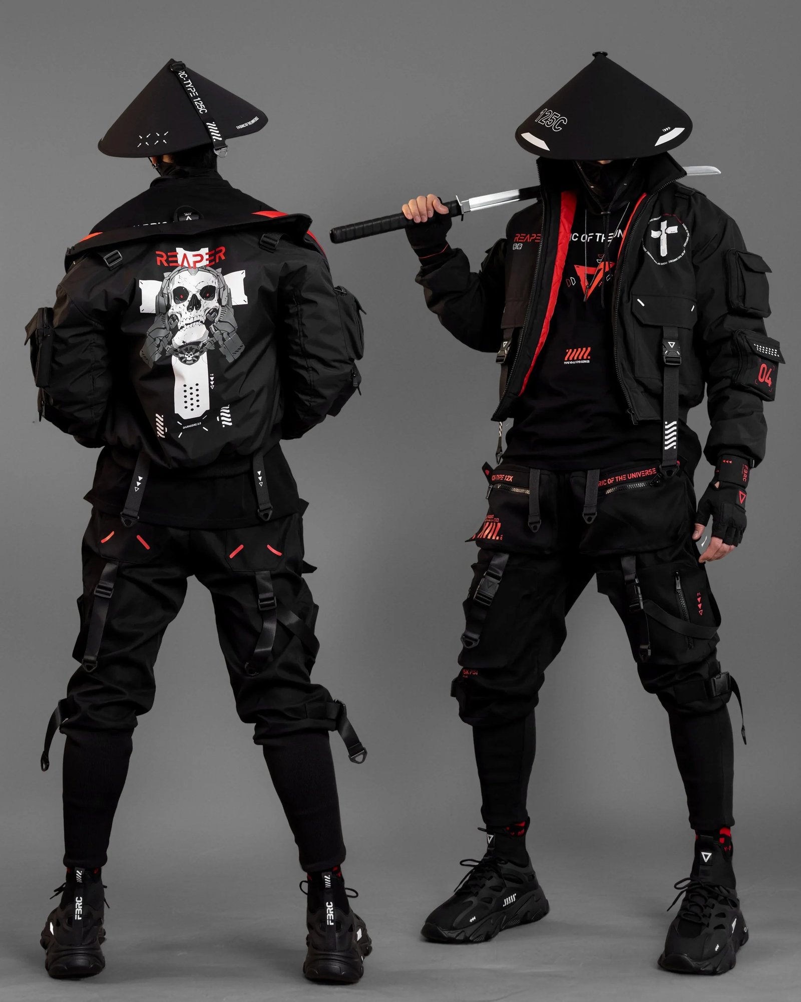 Reaper Black Short Bomber Jacket 5