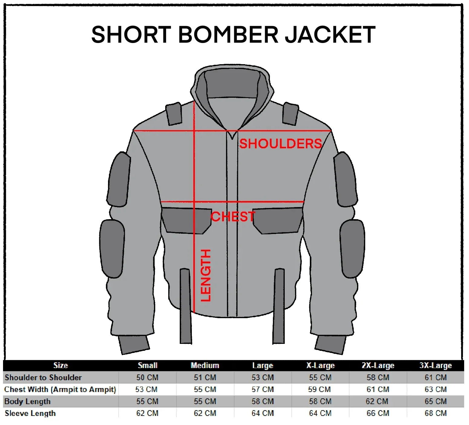 Reaper Black Short Bomber Jacket 8