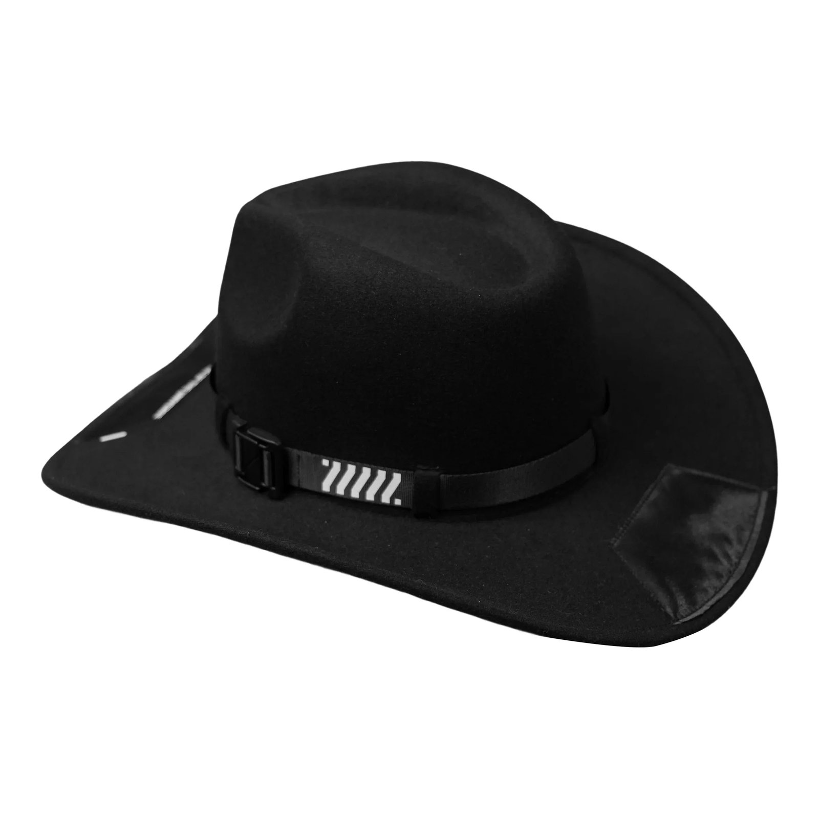 CH-1 Black Cowboy Hat 3