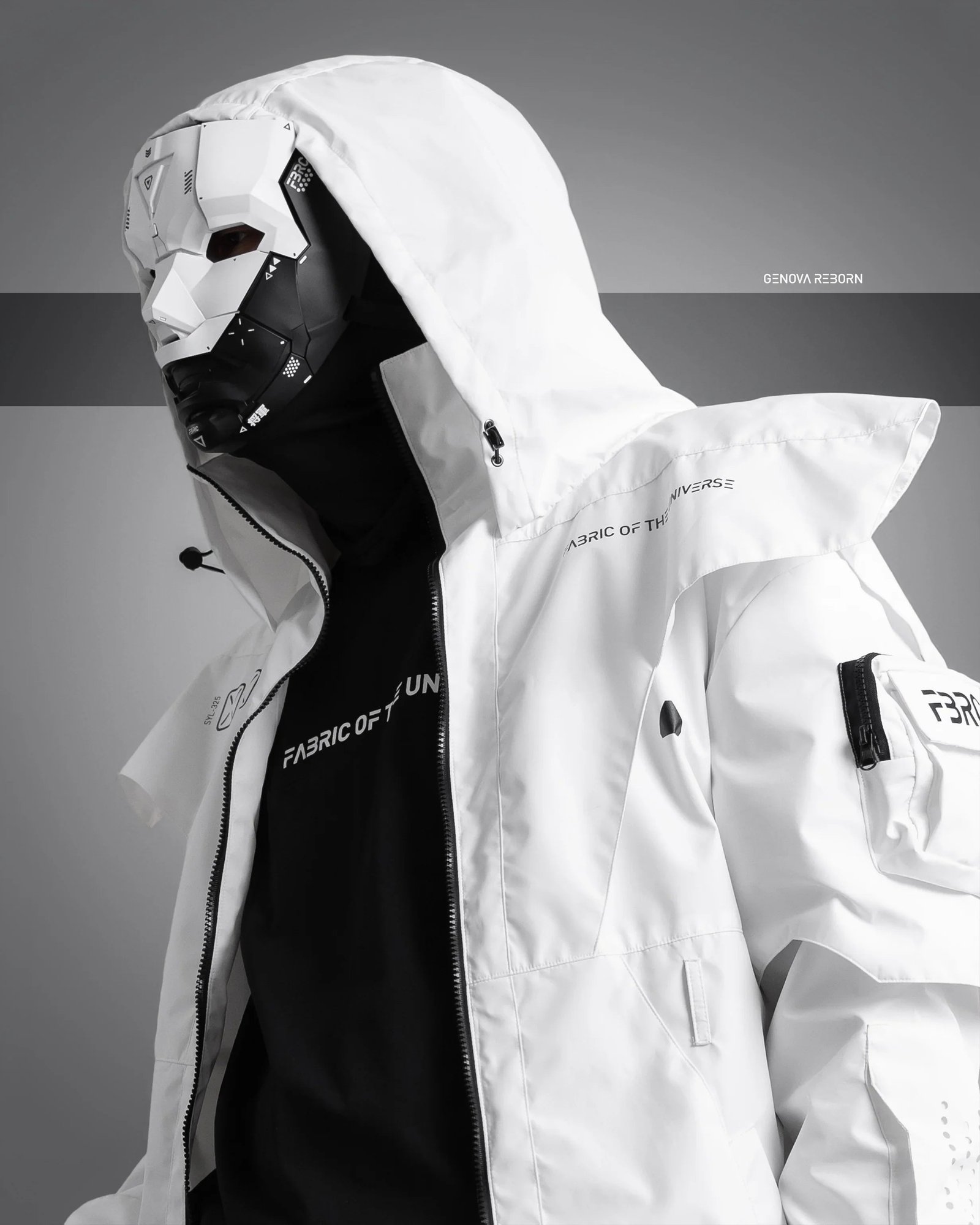 Genova Reborn Black White Mask 7