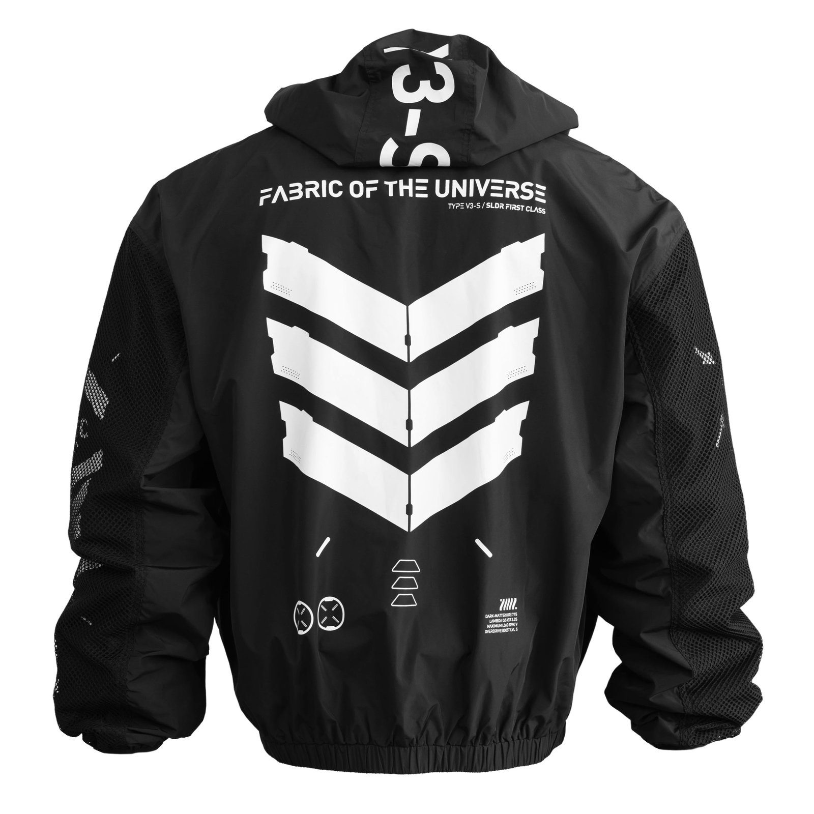 V3-S Black LW Windbreaker