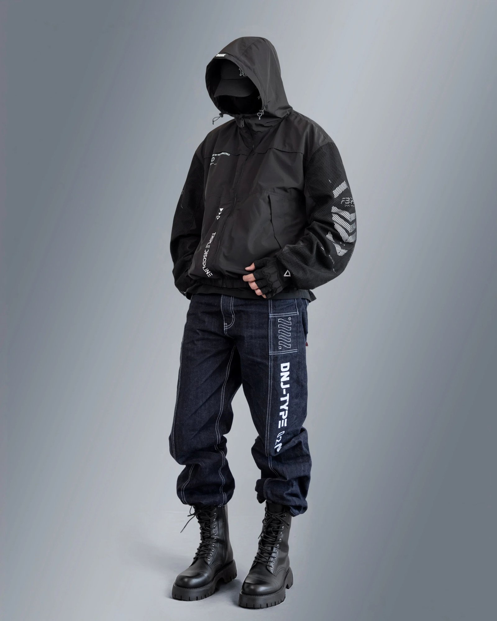V3-S Black LW Windbreaker 5