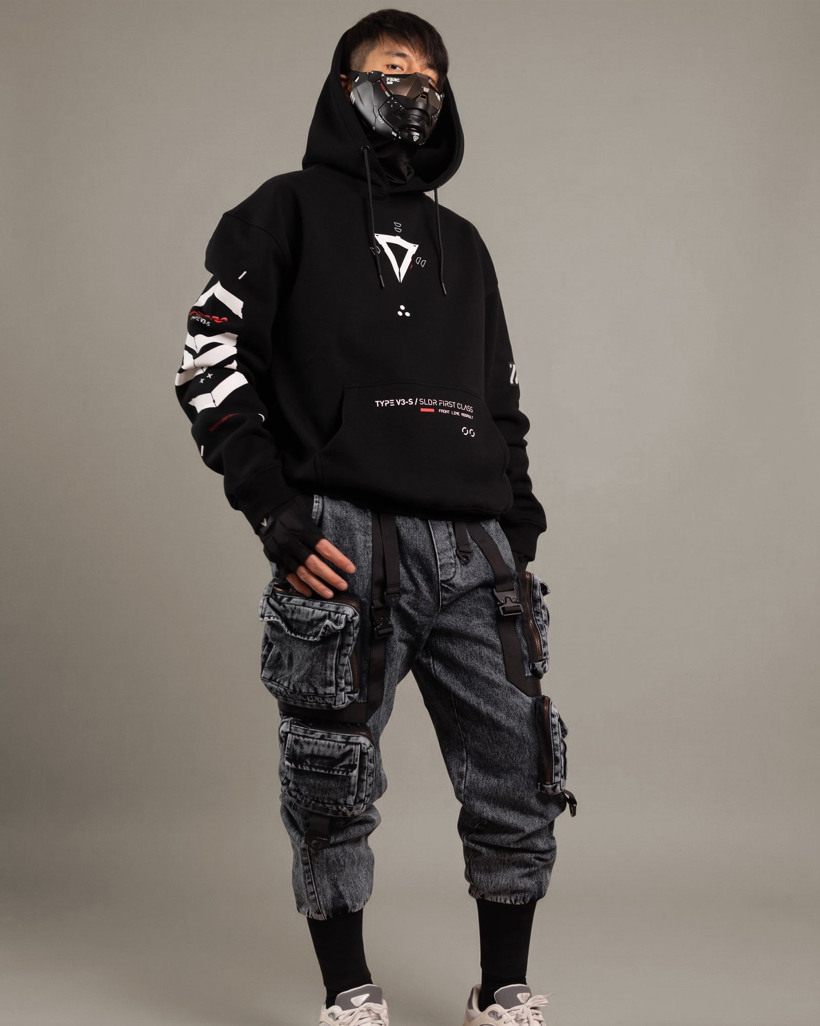 V3-S Black Base Hoodie 11