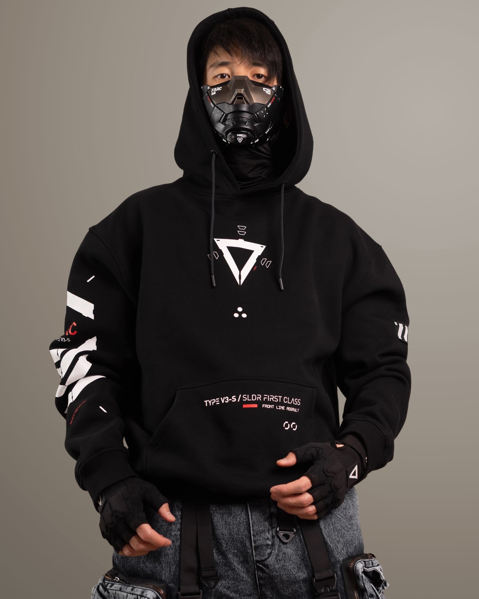V3-S Black Base Hoodie 3