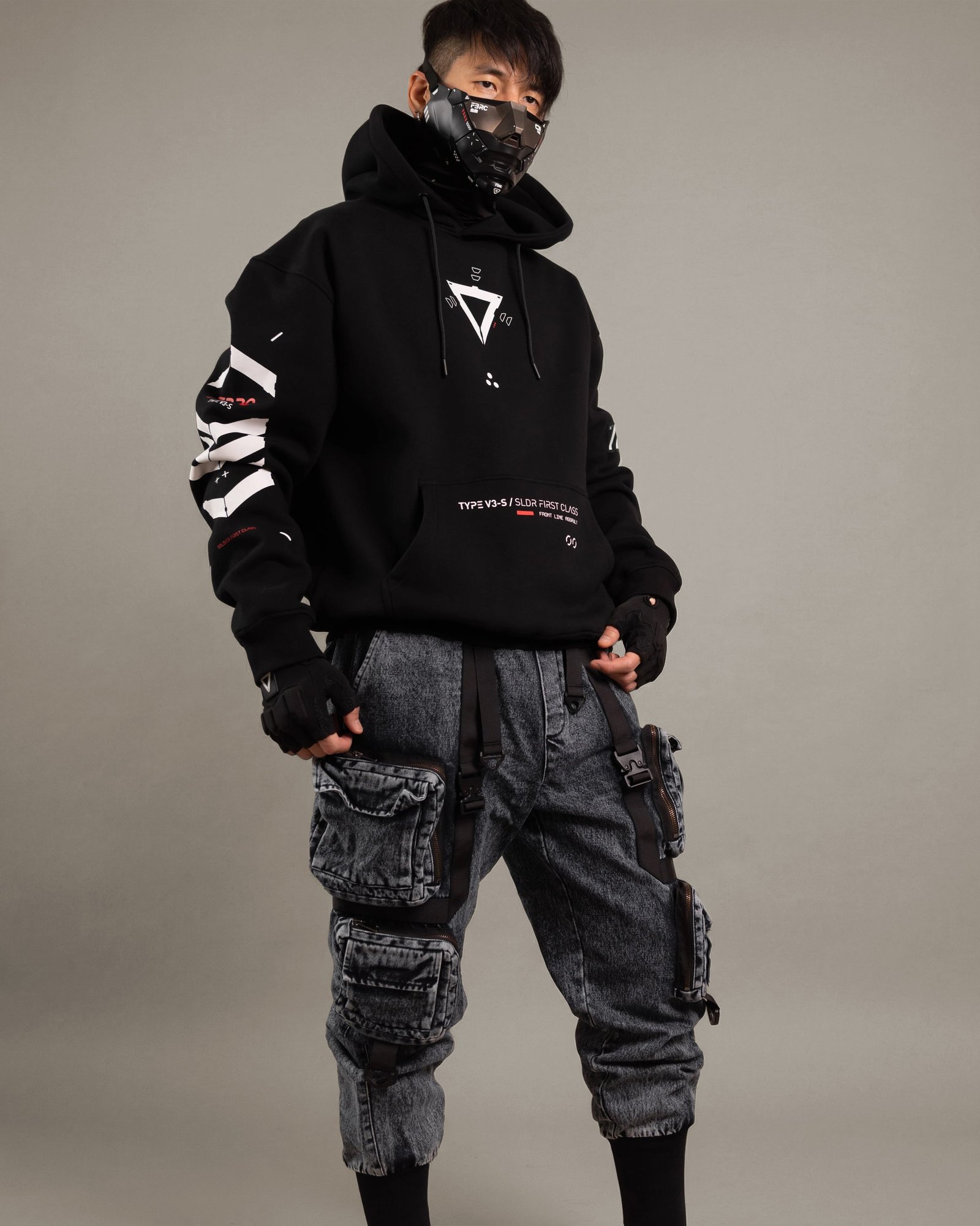 V3-S Black Base Hoodie 4