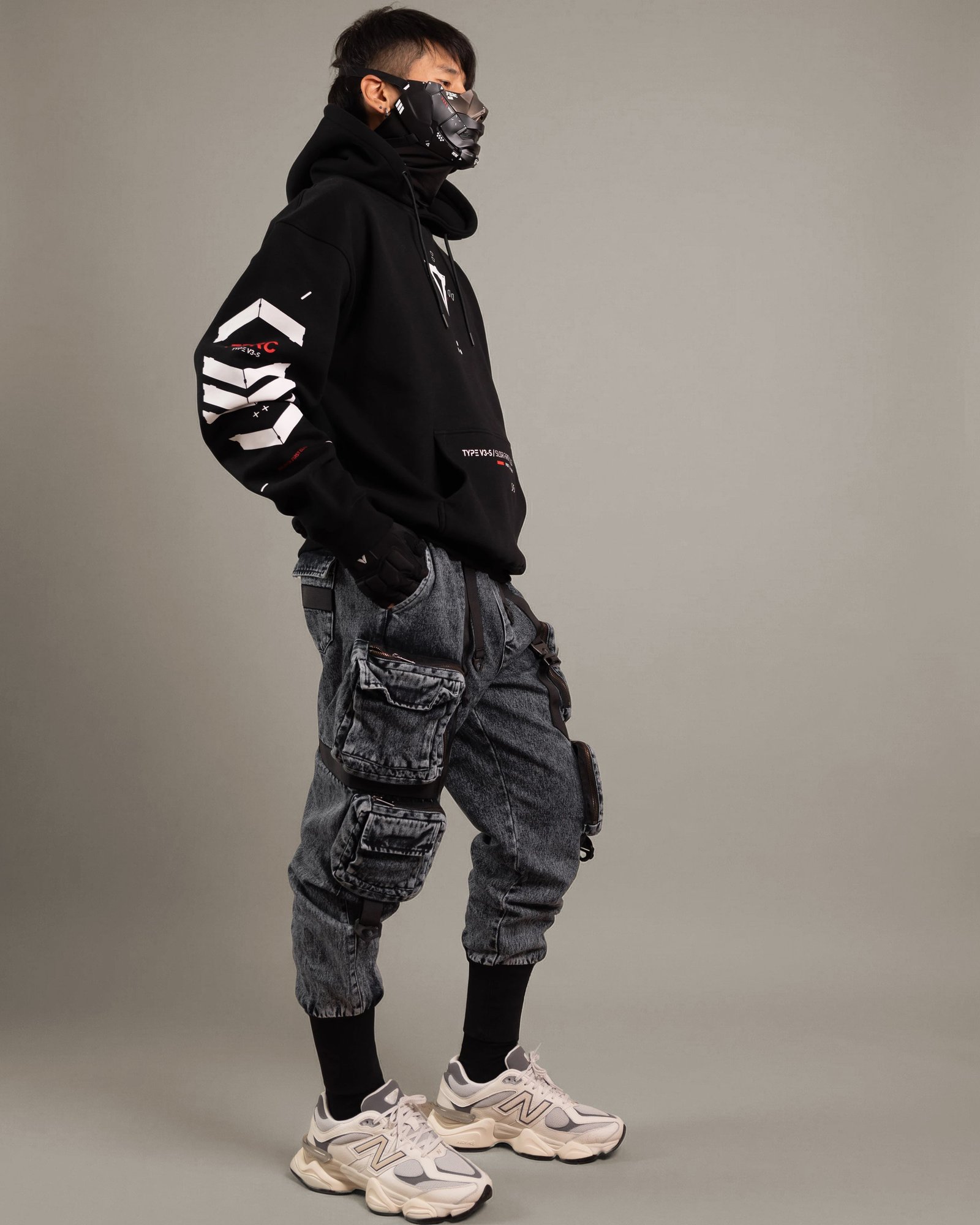 V3-S Black Base Hoodie 5