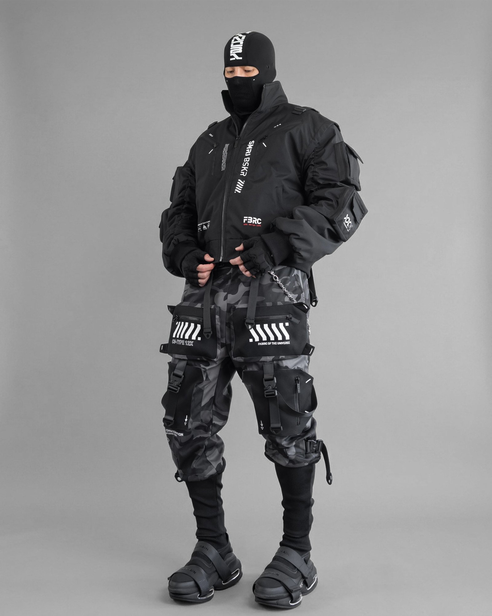 SMRI BSKR Black Bomber Jacket 10