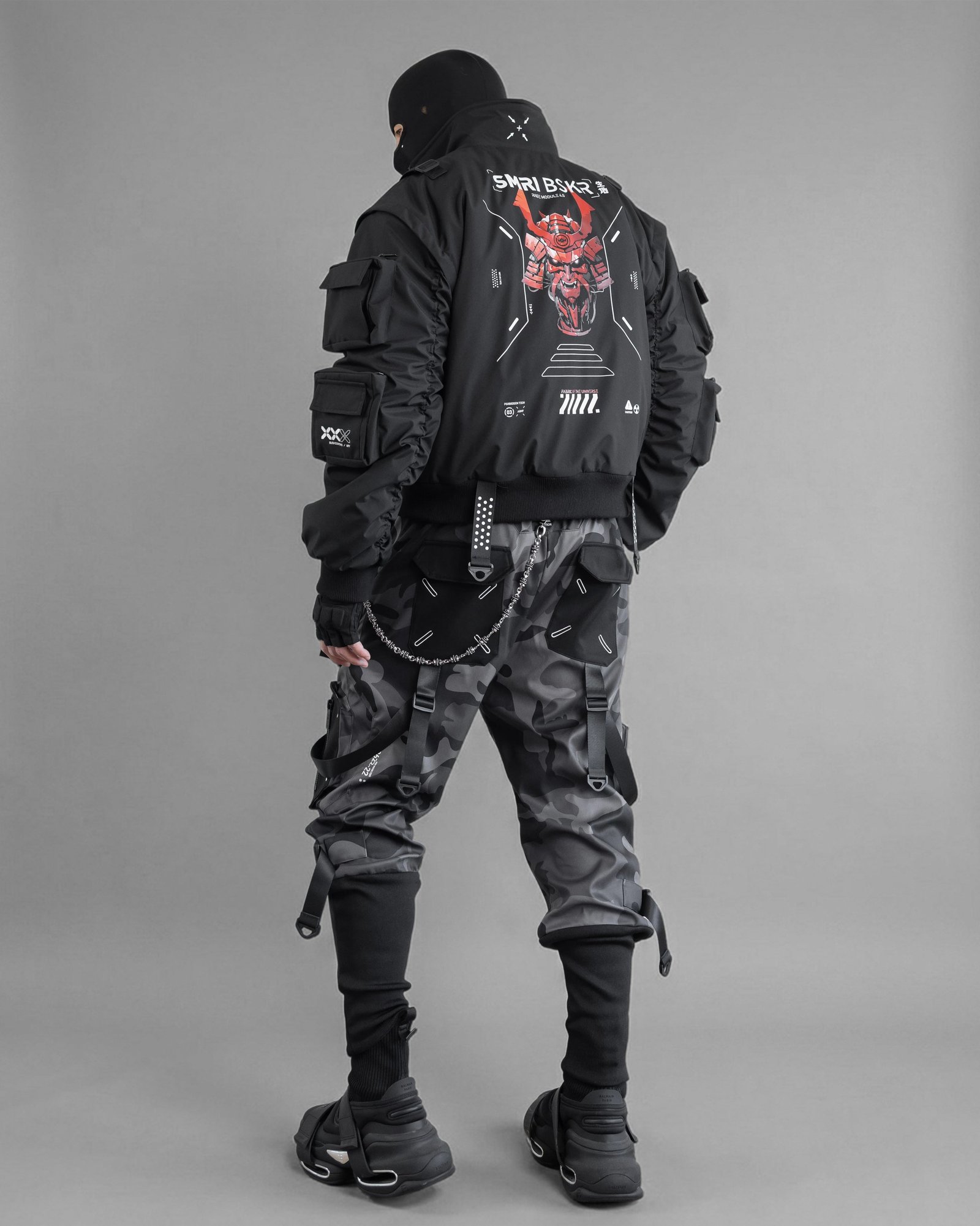 SMRI BSKR Black Bomber Jacket 11