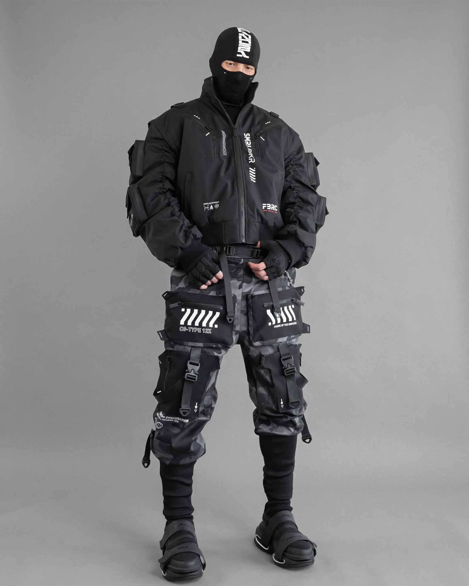 SMRI BSKR Black Bomber Jacket 12
