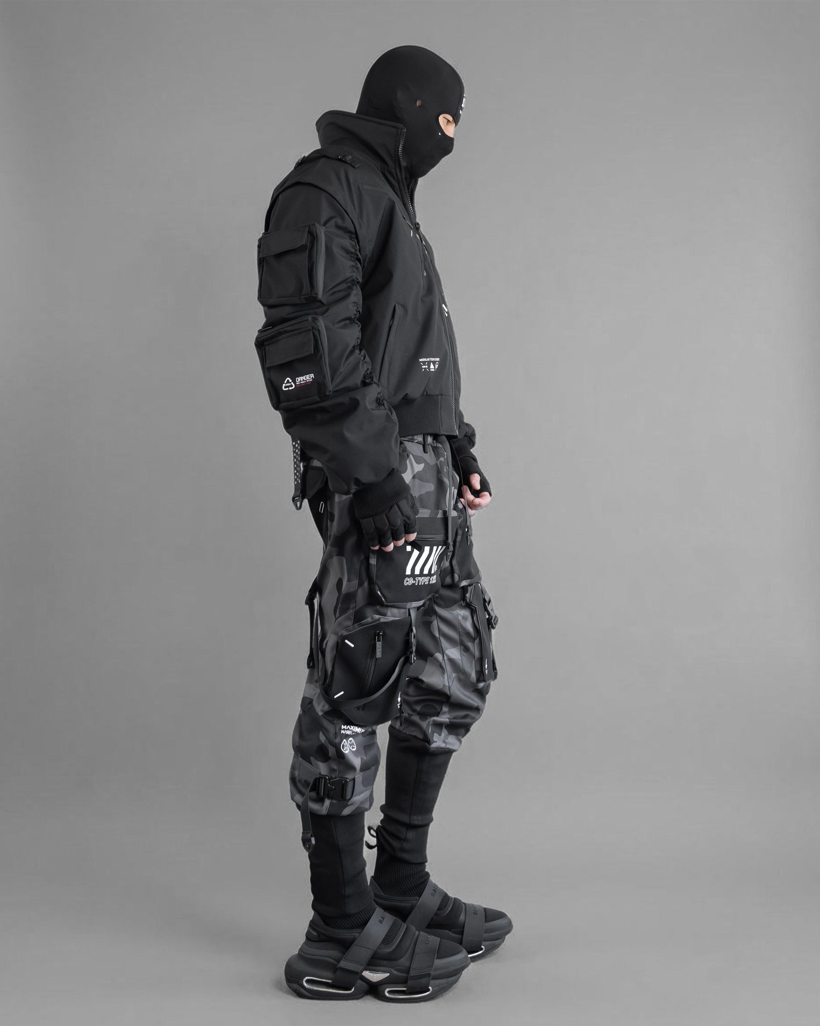 SMRI BSKR Black Bomber Jacket 14