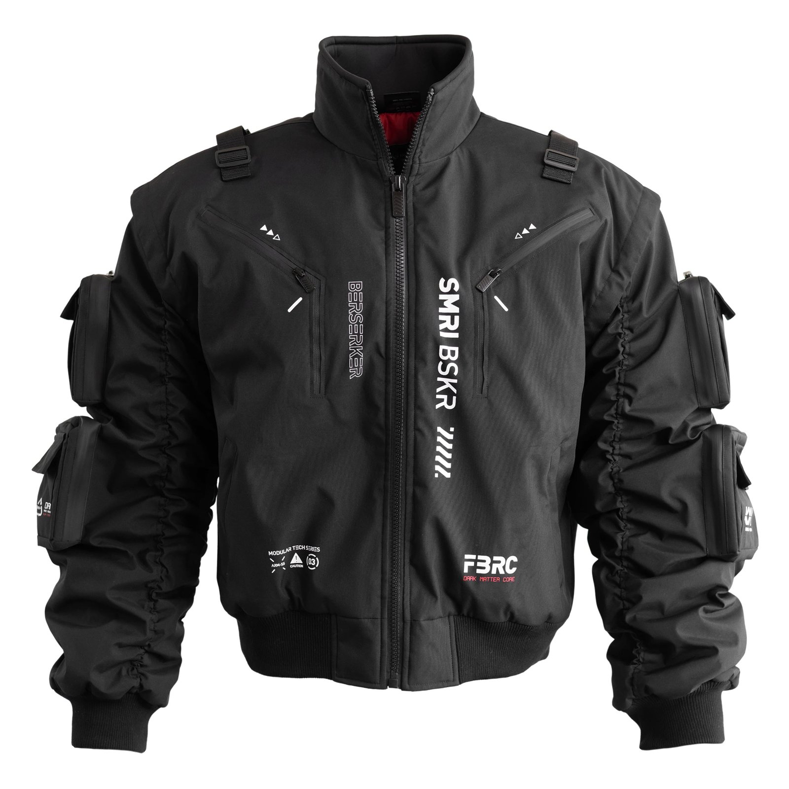 SMRI BSKR Black Bomber Jacket 2