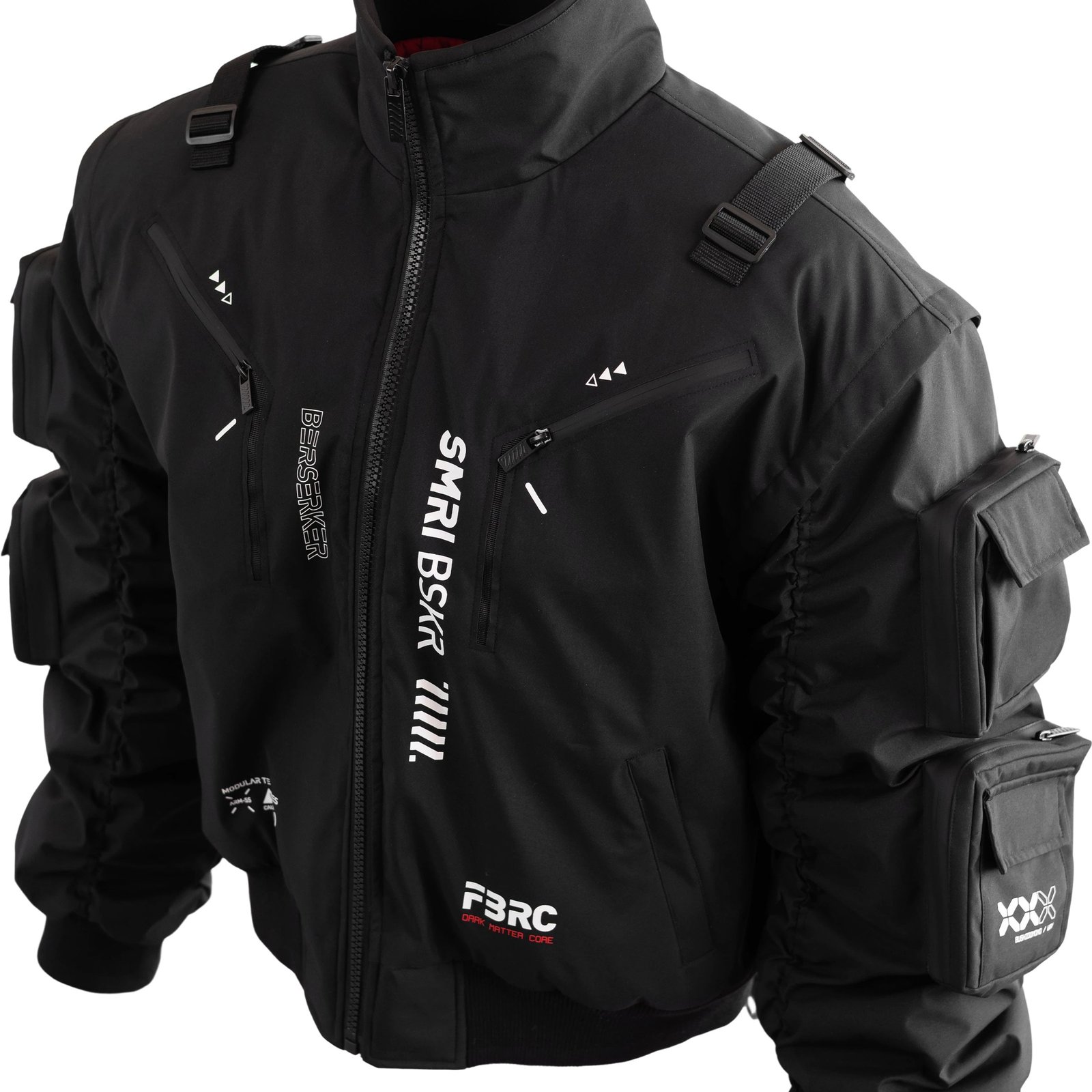SMRI BSKR Black Bomber Jacket 3