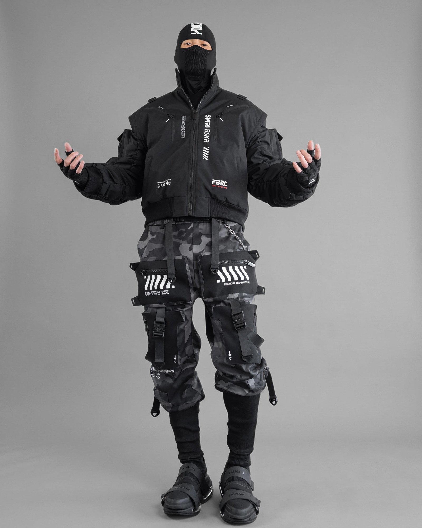 SMRI BSKR Black Bomber Jacket 9