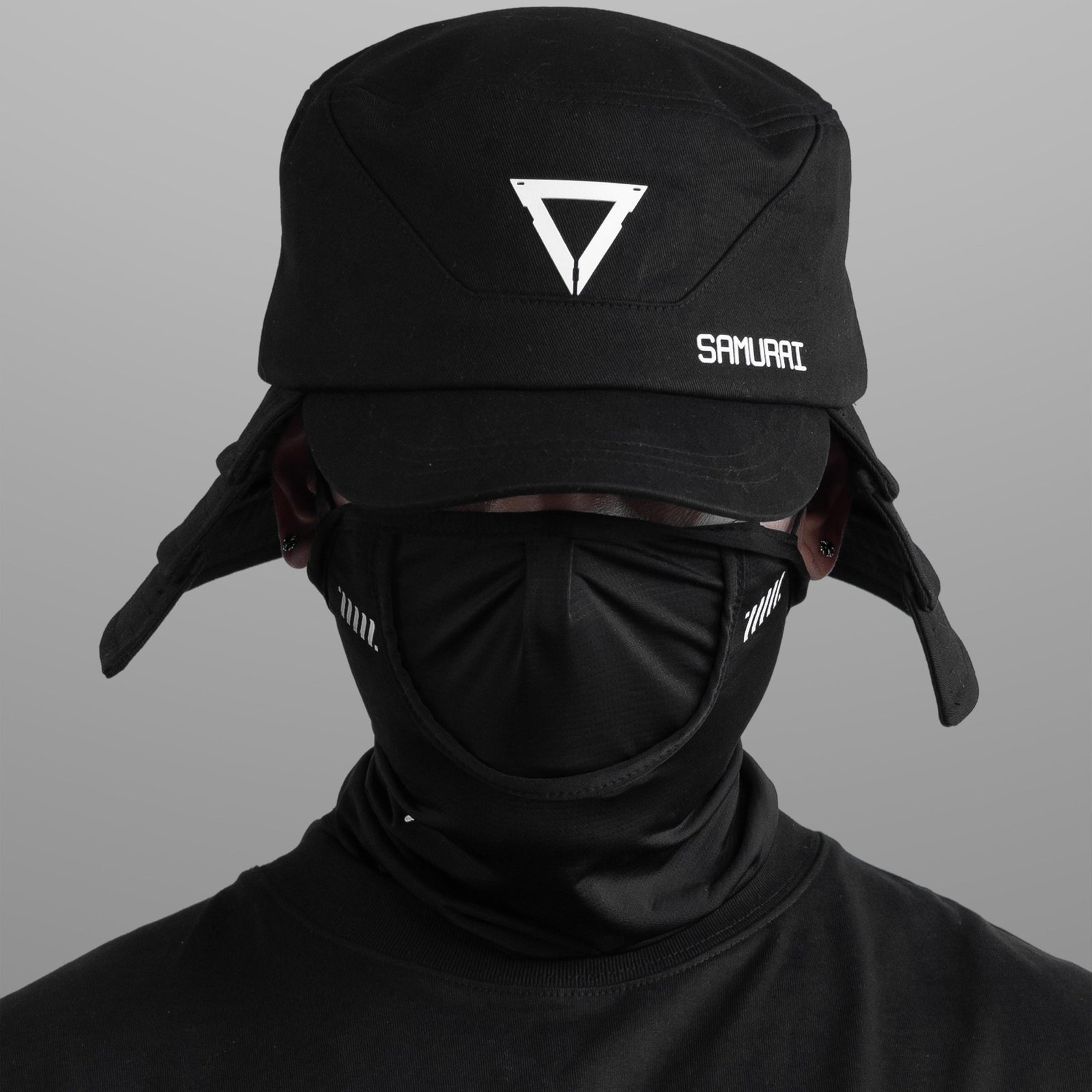 Samurai-02A Black Bucket Hat 3