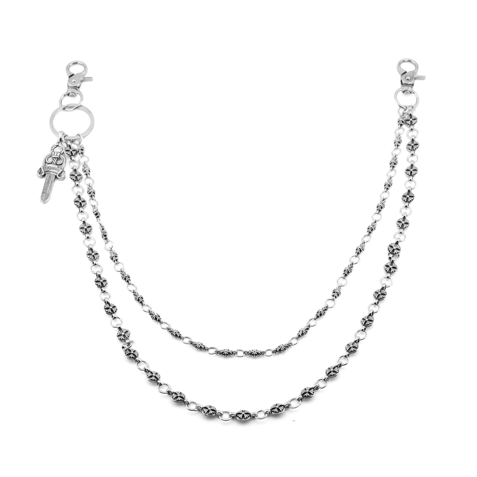 GT-Cross Silver Waist Chain