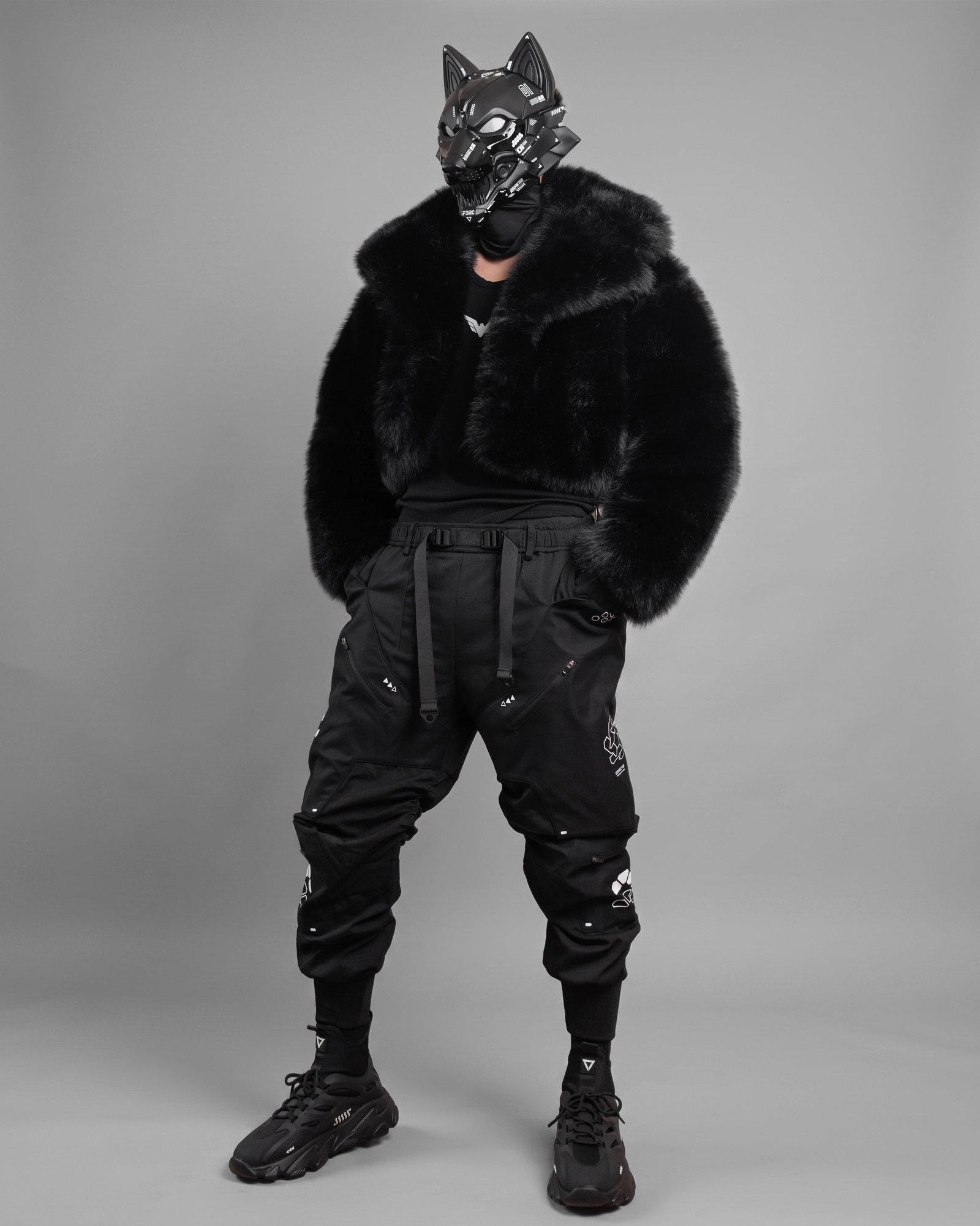 Cyber Wolf Black Full Mask 10