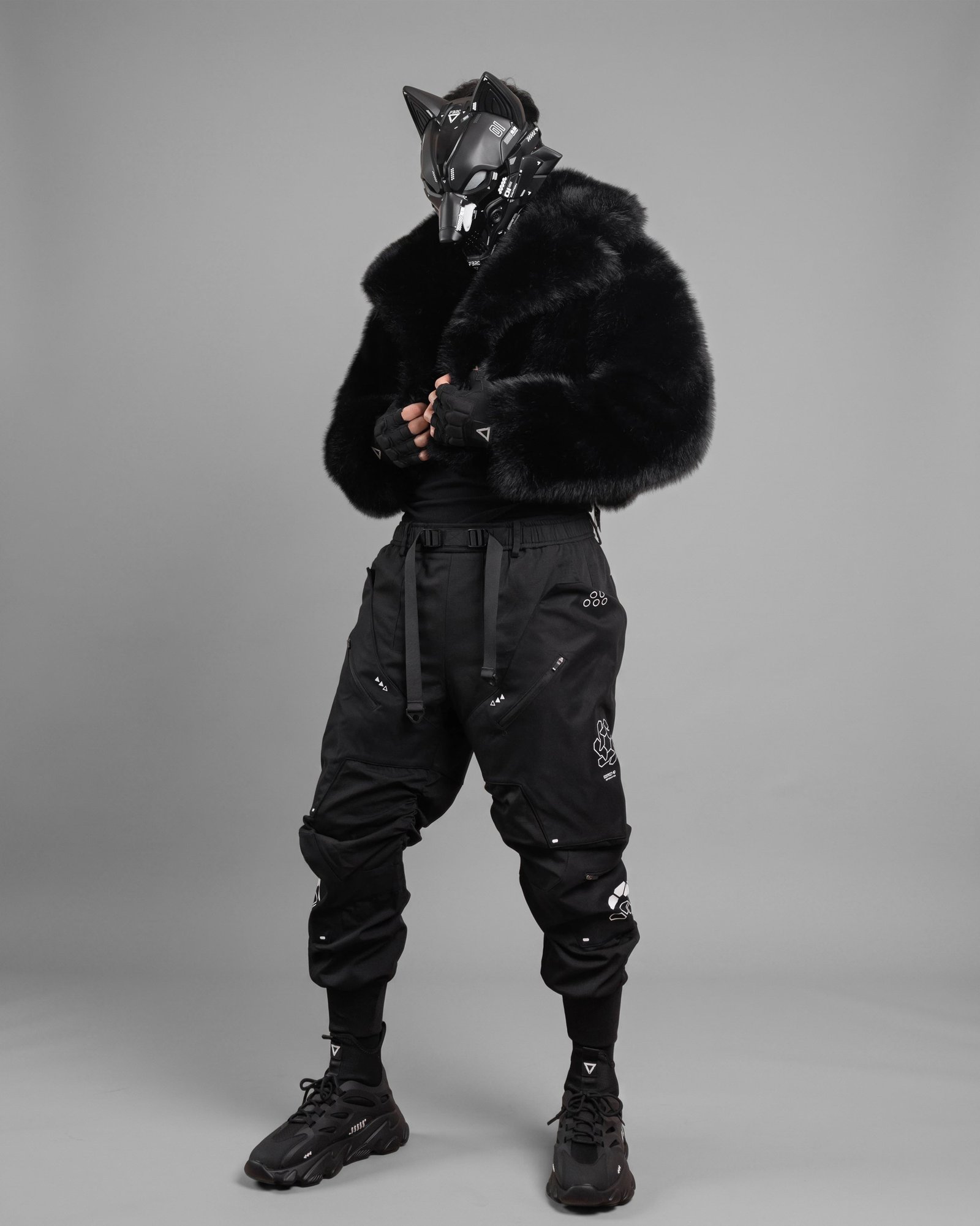 Cyber Wolf Black Full Mask 11