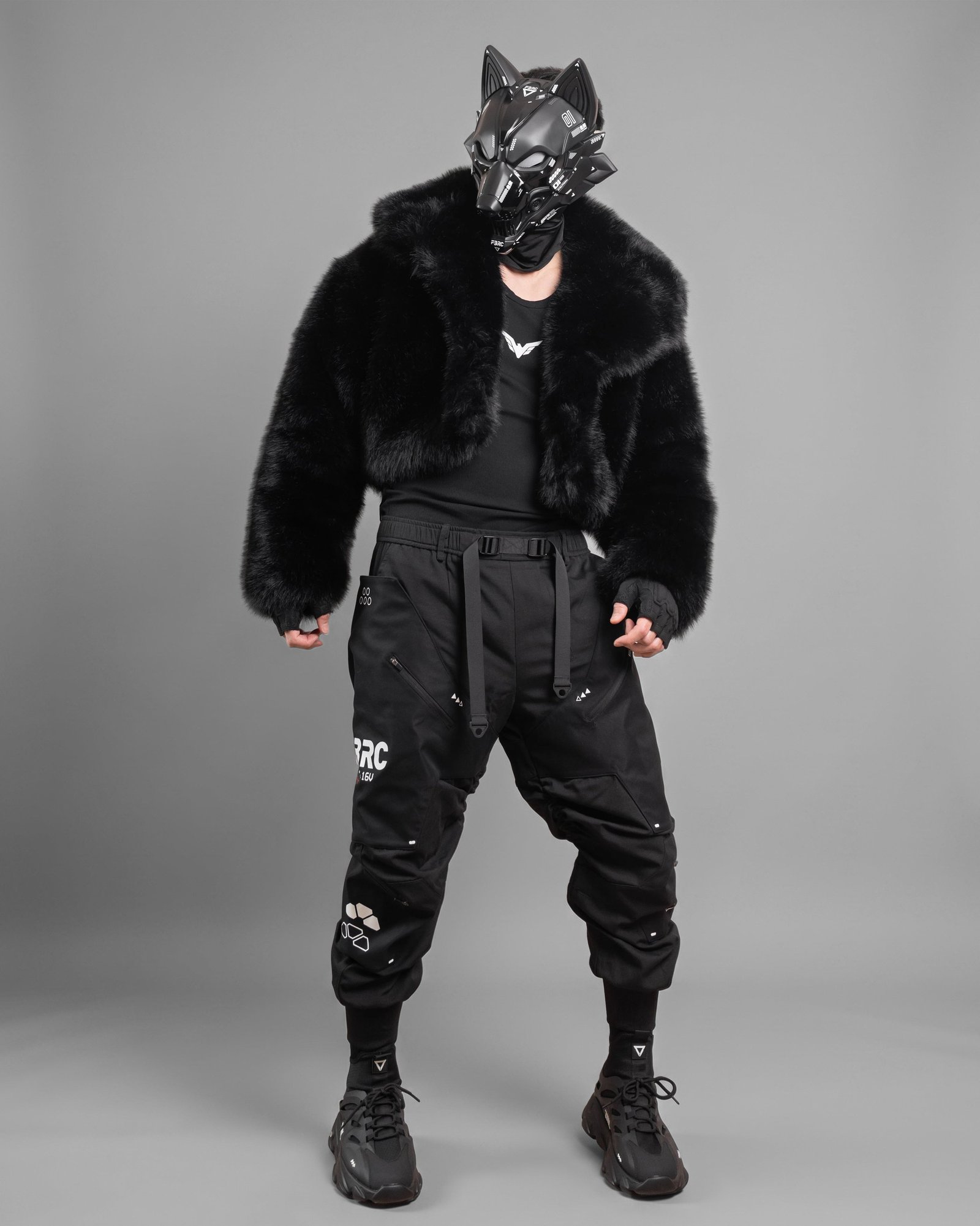 Cyber Wolf Black Full Mask 14