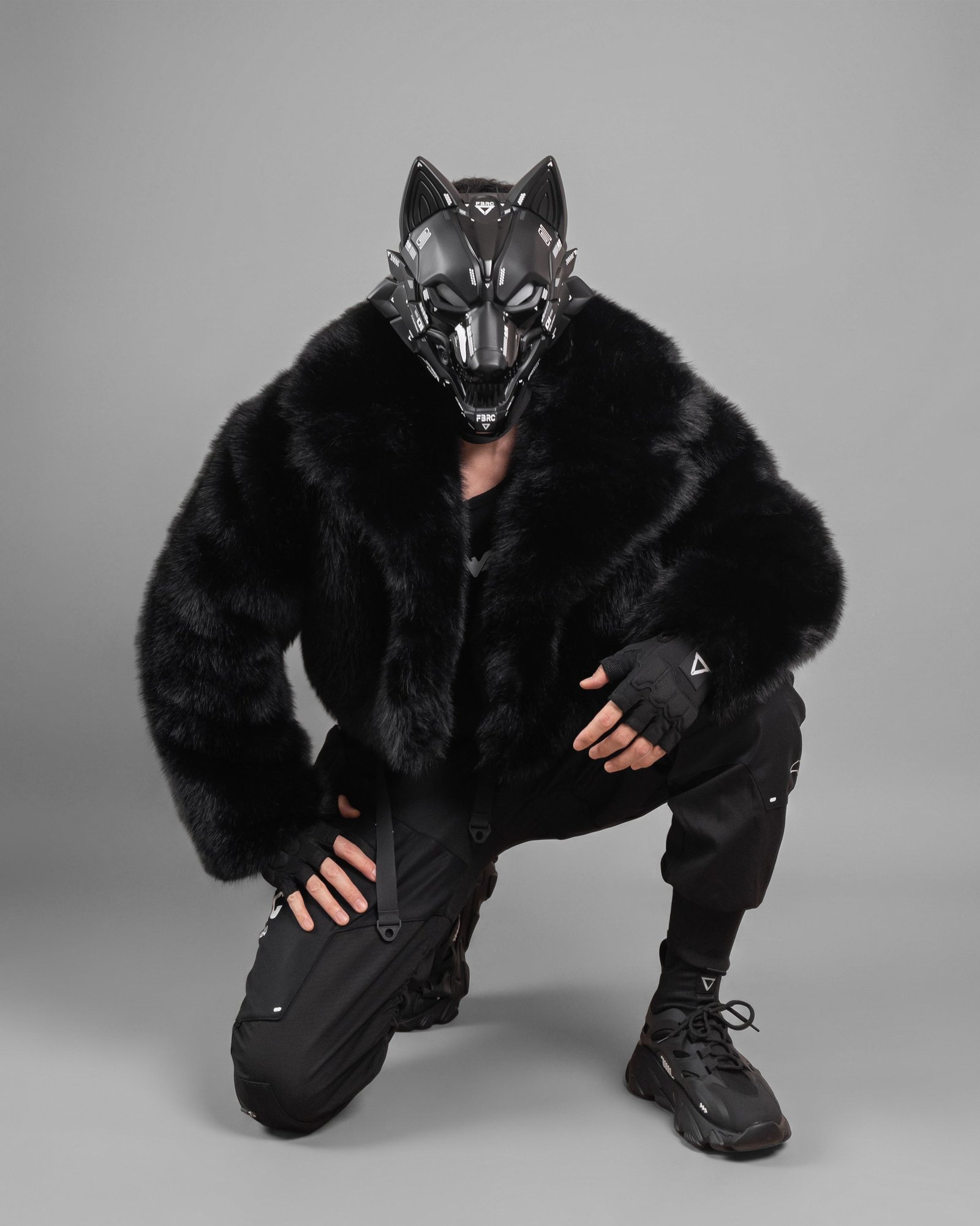 Cyber Wolf Black Full Mask 17