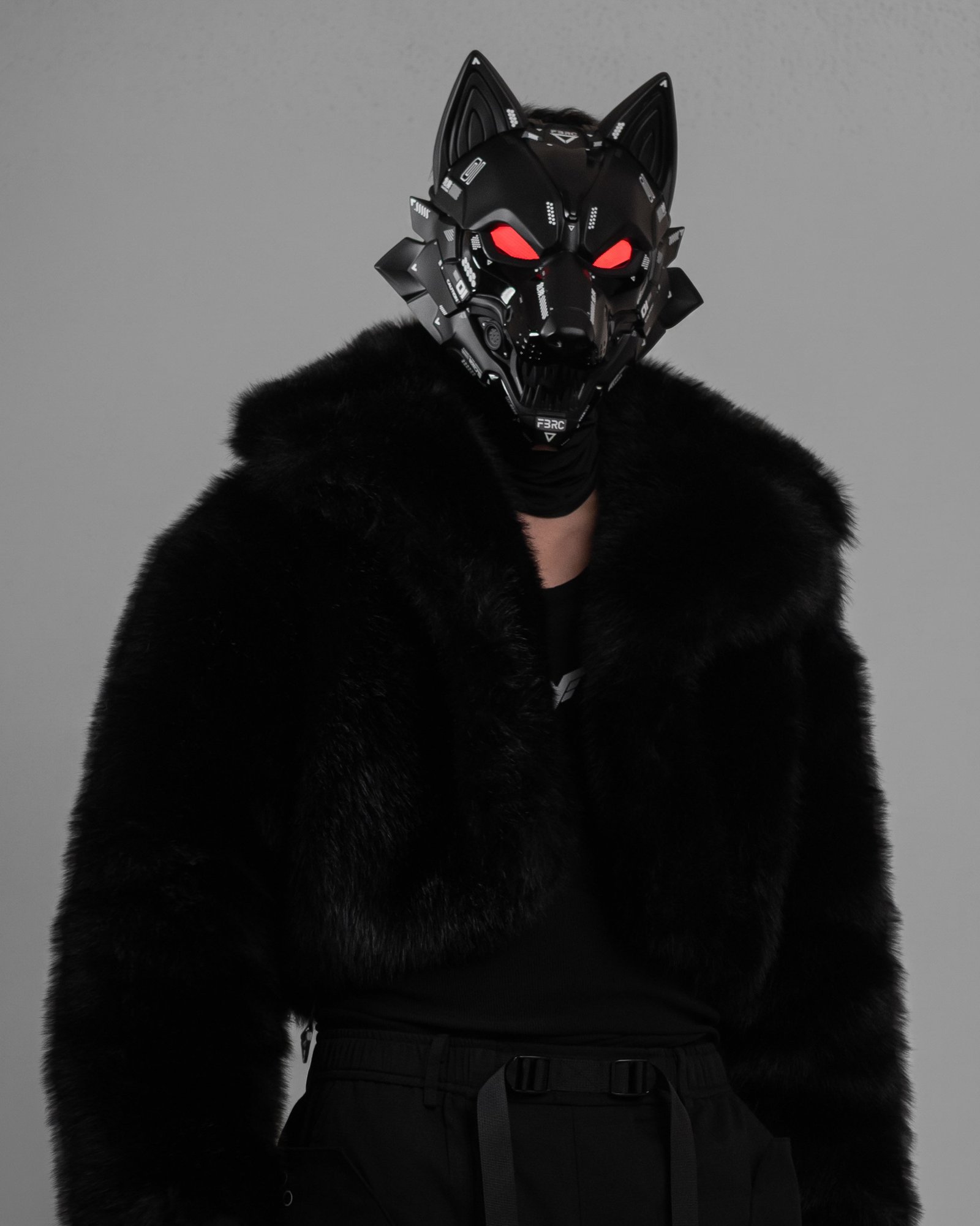 Cyber Wolf Black Full Mask 18