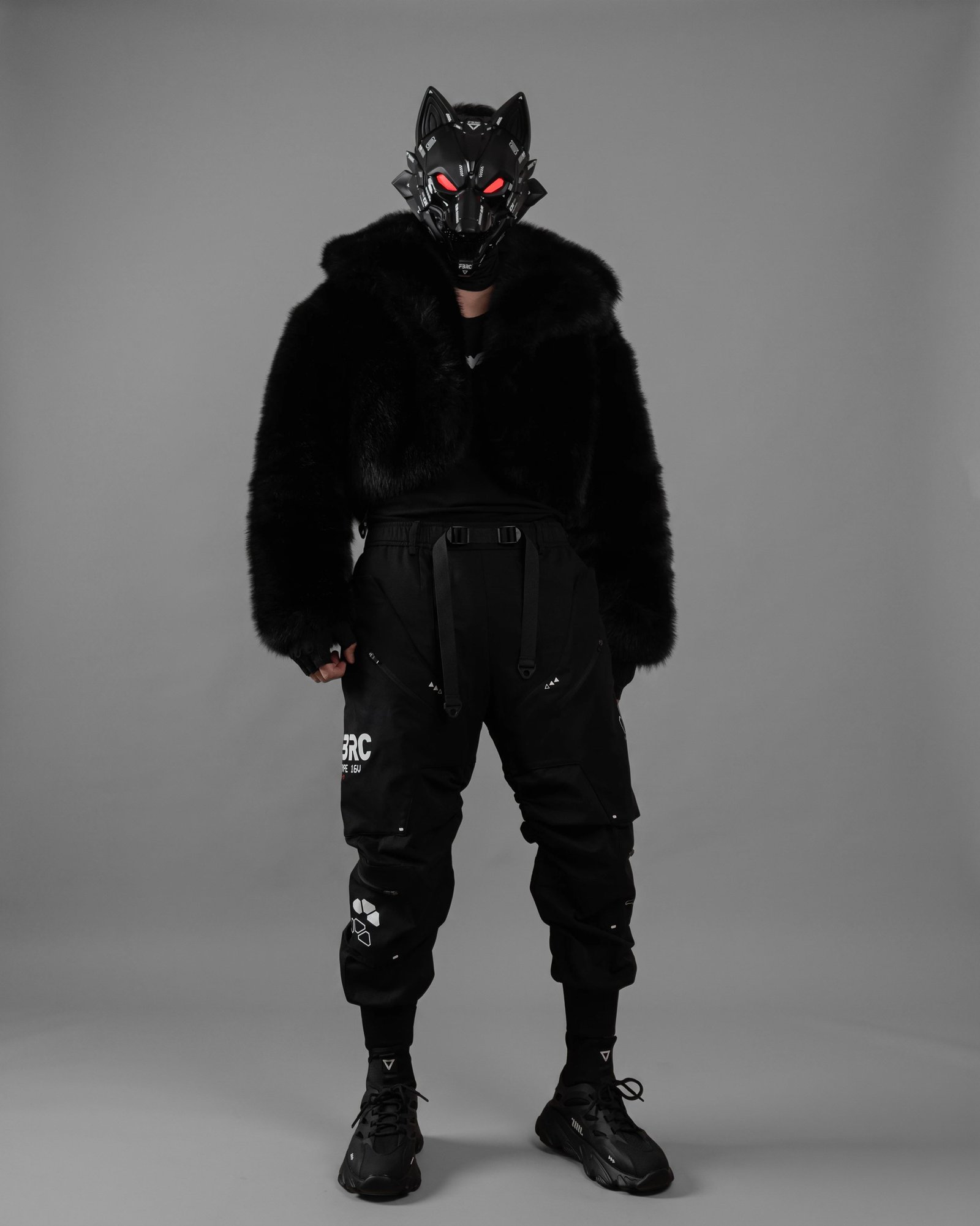 Cyber Wolf Black Full Mask 19