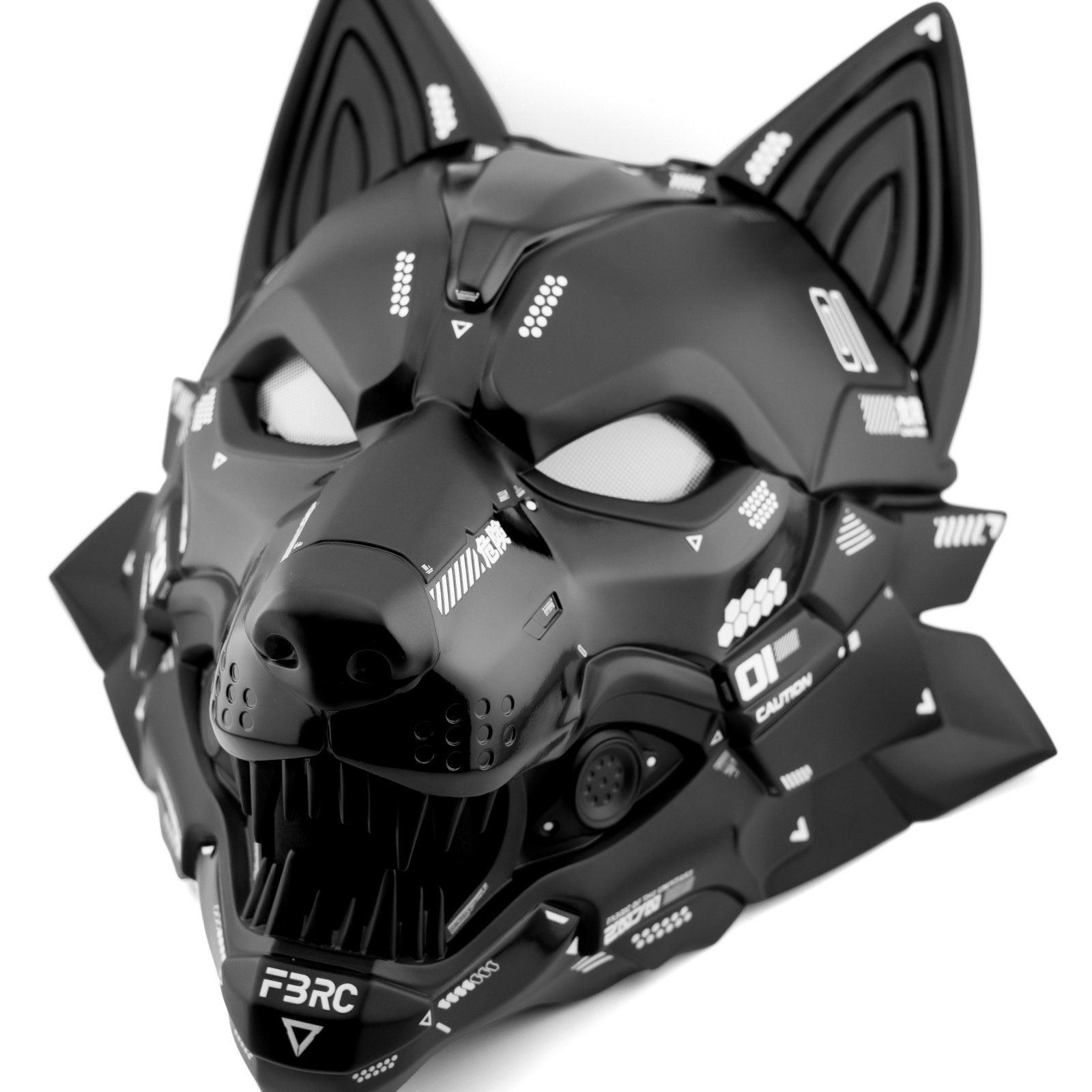 Cyber Wolf Black Full Mask 5
