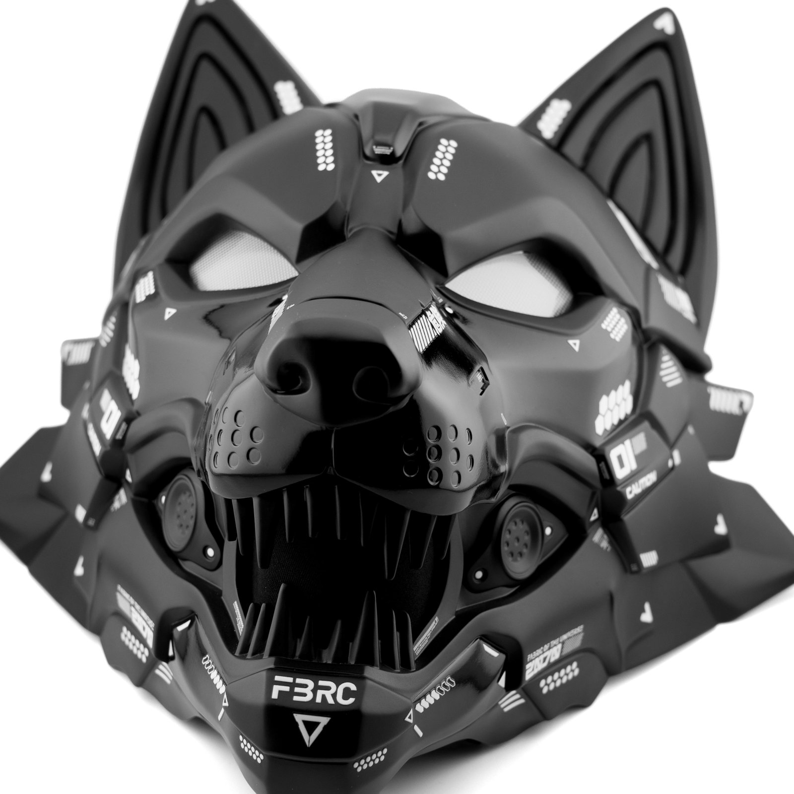 Cyber Wolf Black Full Mask 6