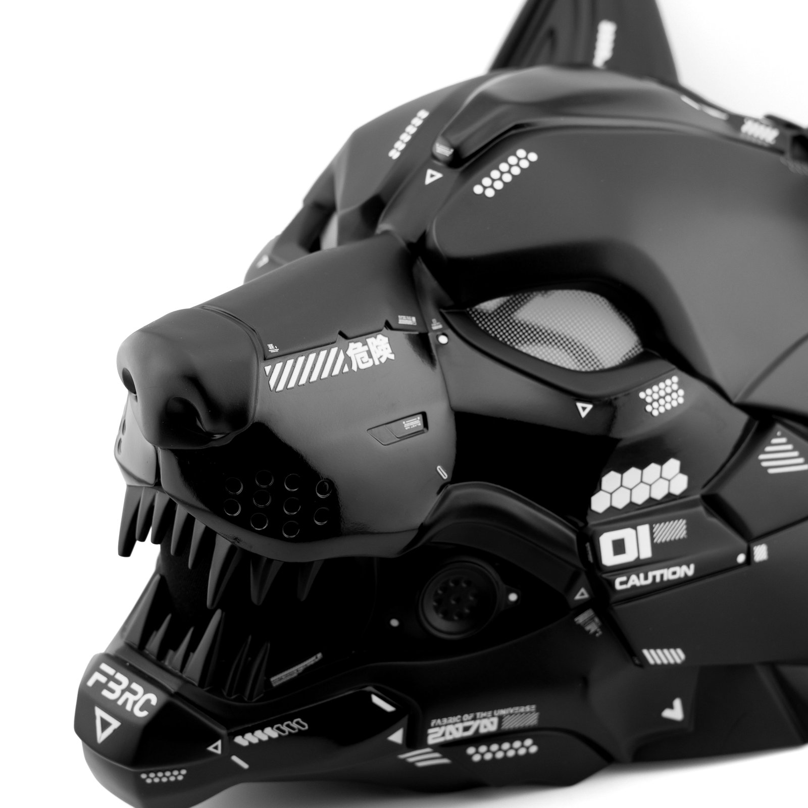 Cyber Wolf Black Full Mask 7