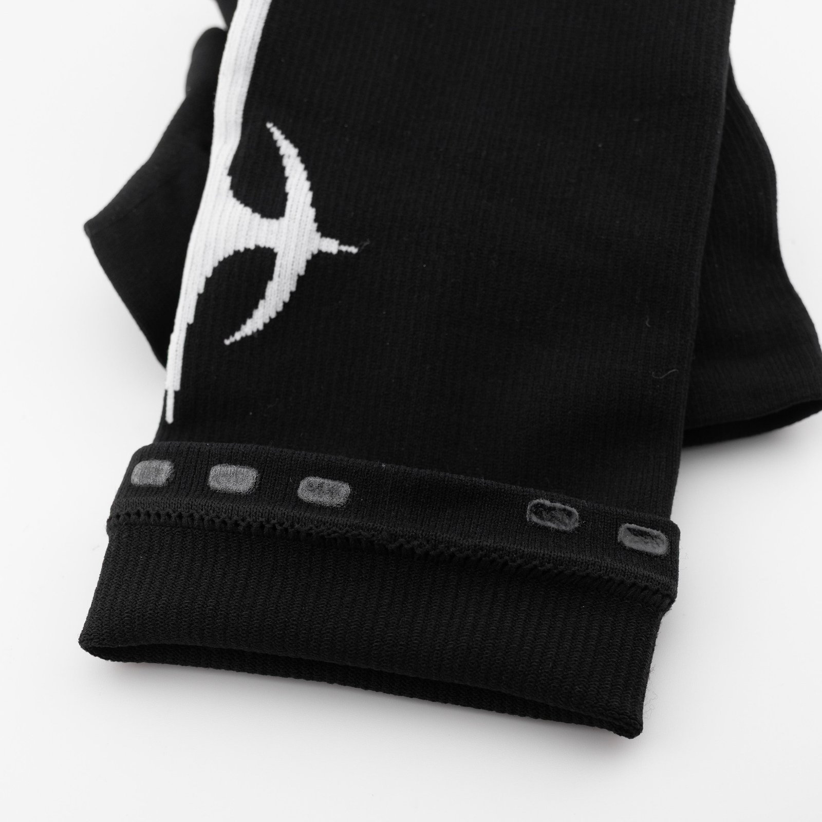 CRSS-10 Black Thigh High Socks 3